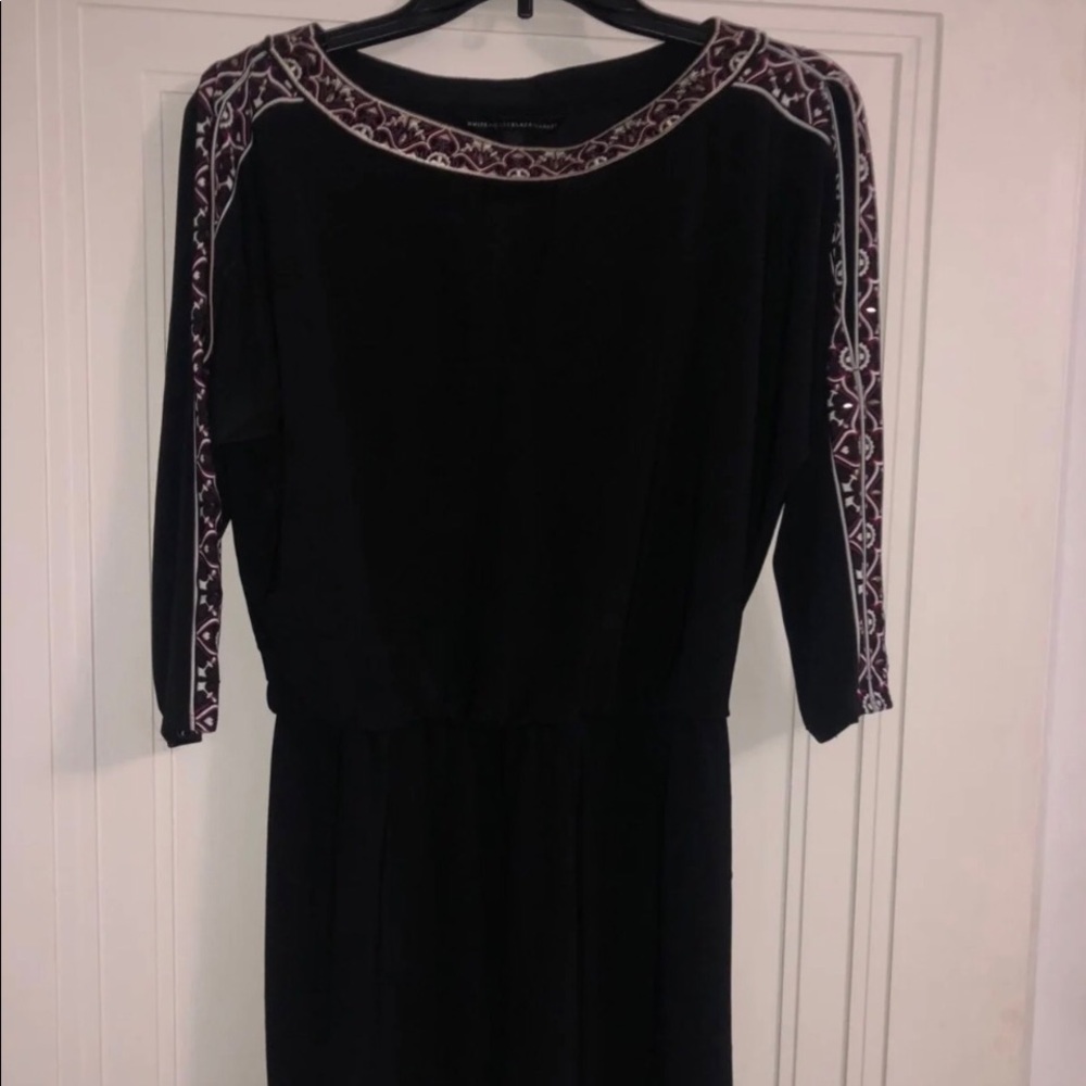 White House Black Market Embellished Blouson Dress